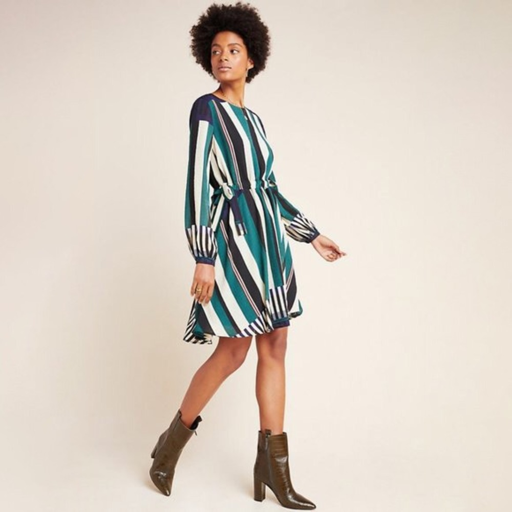 Anthropologie Sunday in Brooklyn Striped Dress Size XS